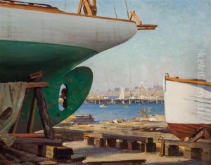 Spring On The Ways, Rye, New York by Victor Coleman Anderson