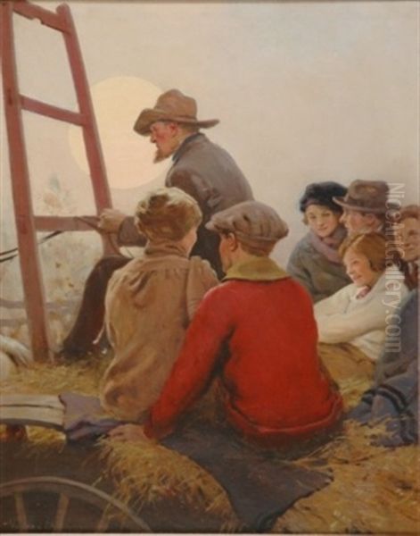 The Straw Ride (cover Illus. For Women's World, Nov. 1922) - view 1
