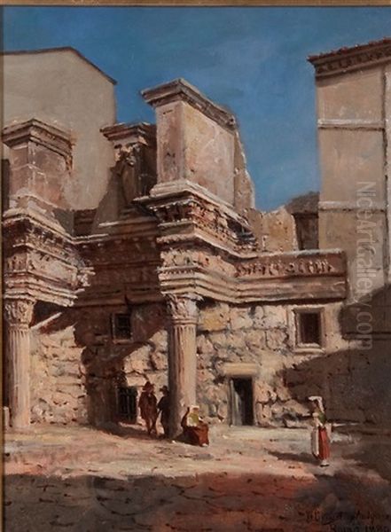 Figures Amongst Ruins - view 1