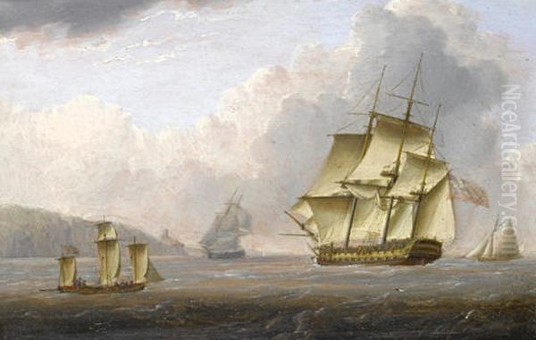 "h.m.s. Invincible" Underway - view 1