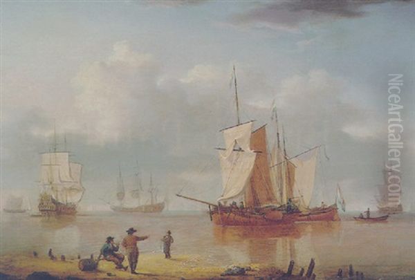 Shipping Off The Coast - view 1