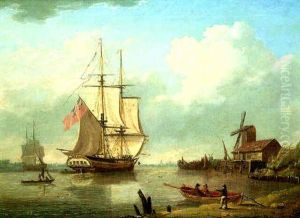 The Brig "king George" Of London In Limehouse Reach