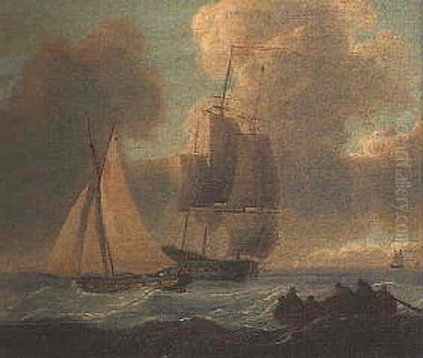 Shipping Off The Coast - view 1