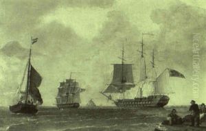 Squadron Of The Red Putting To Sea Squadron Of The Red Putting To Sea