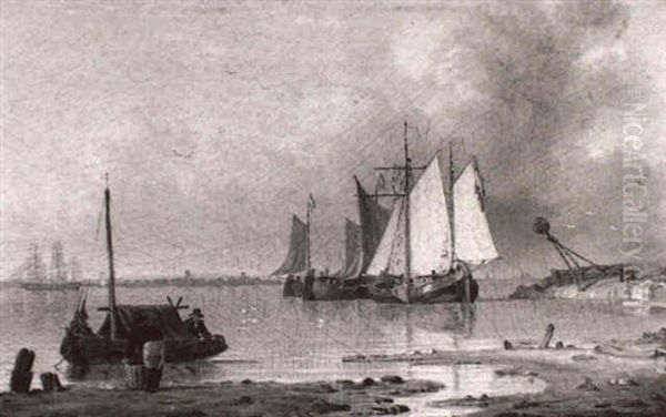 Boats In An Estuary - view 1