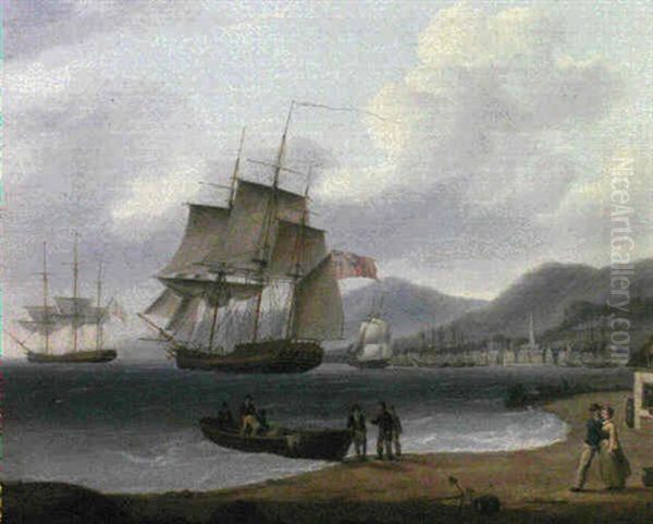 The Sailor's Farewell; A Sloop Making Ready For Sea, Thought To Be From Port Ballantyne, Isle Of Bute - view 1