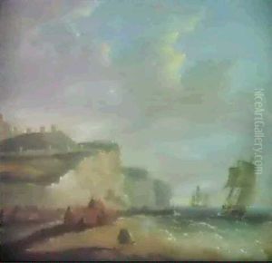 Englische Kustenlandschaft Beidover by William Anderson