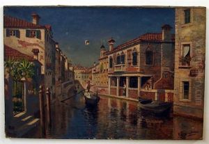 Venetian Canal by William (Will.) Anderson