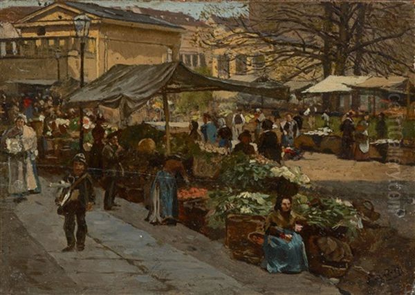 Markt Auf Dem Leipziger Platz In Berlin - view 1