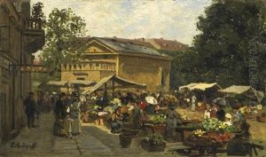 Berlin. Markt Am Leipziger Platz