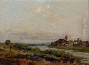 Path By The River (+ Another; 2 Works) by Paul Andorff