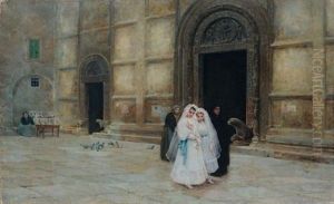 Prima Comunione Nella Cattedrale Di Madrid