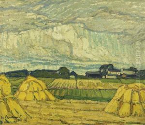 Felder In Henkenhagen An Der Ostsee by Elisabeth Luise Andrae