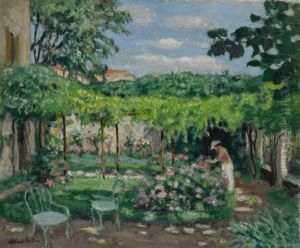 Le Jardin Au Printemps by Albert Andre