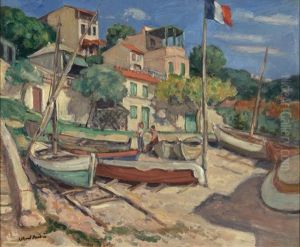 La Fond De L'anse De La Fausse Monnaie A Marseille by Albert Andre