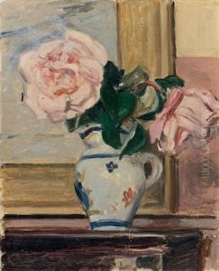 Roses Dans Un Pichet Roses Dans Un Pichet