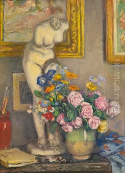 Nature Morte Et Statue - view 1