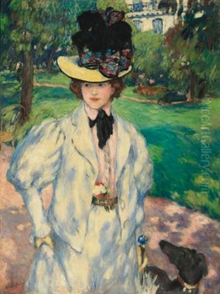 Femme A La Promenade - view 1