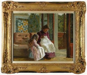 Mother And Child by Albert Andre