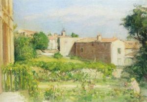 Le Jardin Du Peintre A Laudin by Albert Andre
