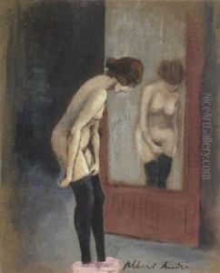 Nu Au Miroir by Albert Andre