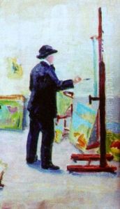 Le Peintre A Son Chevalet