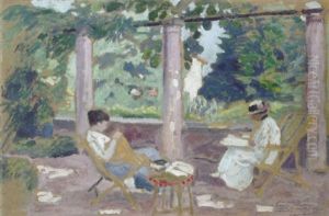Sous La Tonnelle A Landau by Albert Andre
