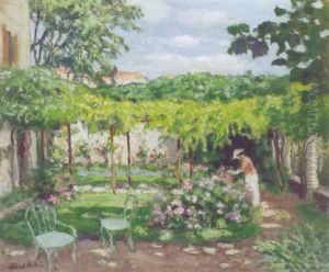 Avignon, Jardin Au Printemps by Albert Andre