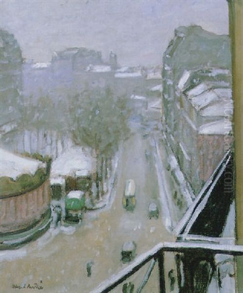 Boulevard Clichy Sous La Neige - view 1