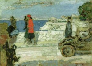 La Promenade A Endoume by Albert Andre