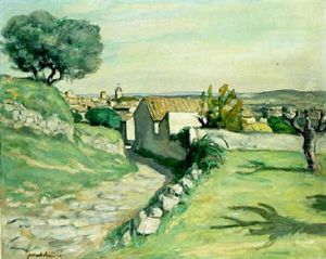 Laudun Vue De L'ouest Chemin Montaut Laudun Vue De L'ouest Chemin Montaut