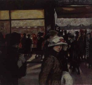 La Rue Saint-ferreol A Marseille by Albert Andre