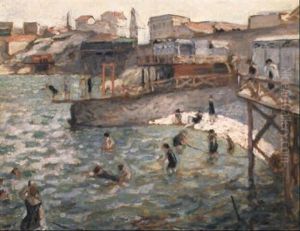 Les Bains Du Pavillon by Albert Andre