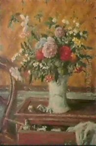 Vase De Fleurs A L'atelier Vase De Fleurs A L'atelier