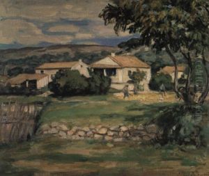 L'air Devant Le Mas by Albert Andre