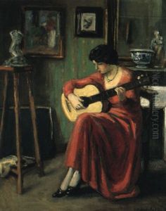 Joueuse De Guitare