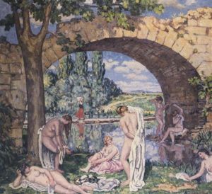 Paysage Avec Baigneuses by Albert Andre