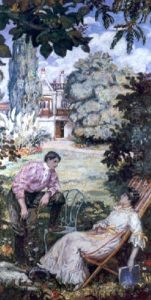 La Conversation Au Jardin by Albert Andre