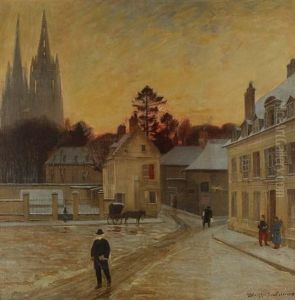 Hiver A Soissons by Charles Hippolyte Andre