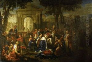 Saint Louis Recevant La Couronne D'epines