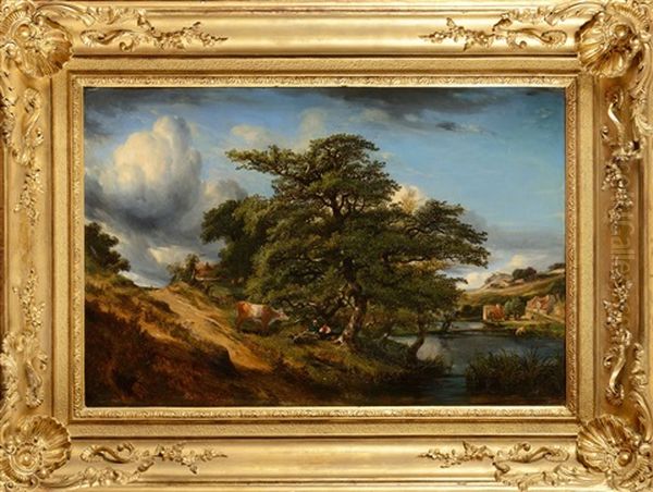 Grand Chene Au Bord De L"eau - view 1
