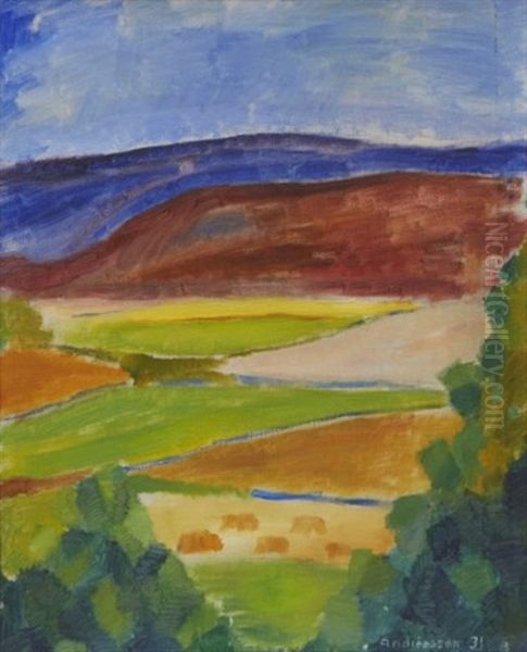 Landskap Med Nyslaget Ho - view 1