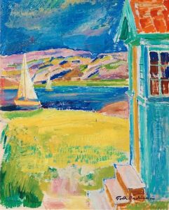 Forstukvist Vid Bohuslansk Havsvik by Folke Andreasson