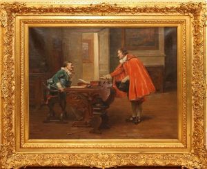Two Cavaliers, Interior Scene