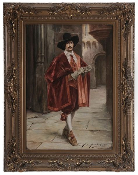 Cavalier On A Street - view 1