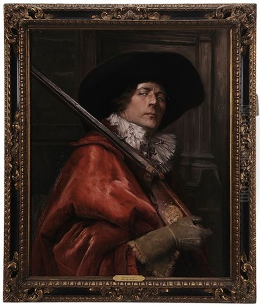 Cavalier In Red - view 1