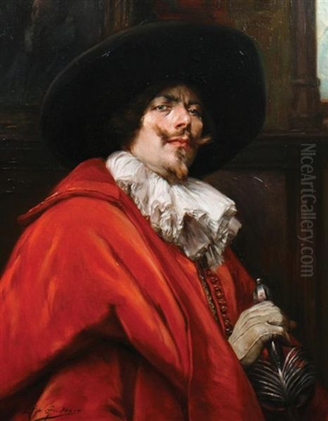 Cavalier With Beard - view 1