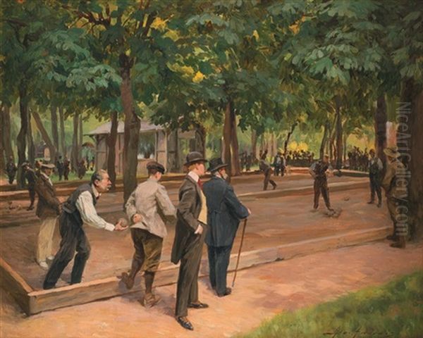 Les Joueurs De Boules - view 1