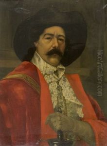 Portrait Of A Cavalier With Sabre