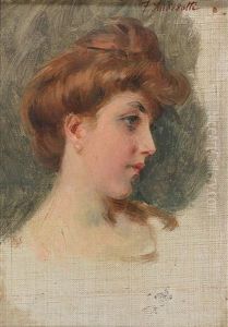Profile Portrait Of A Lady Profile Portrait Of A Lady